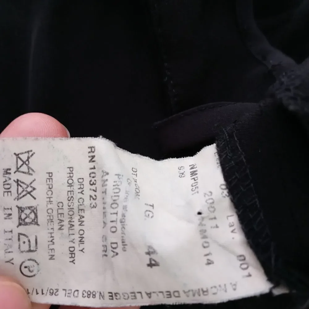 Armani Collezioni black dress pants